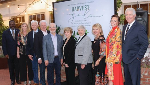 Group of Cottage employees and donors gathered at the Harvest Gala