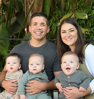 Tuck Triplets and Parents