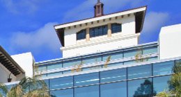 Main tower at Santa Barbara Cottage Hospital