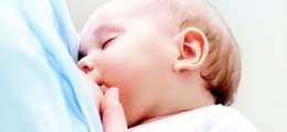 Child breastfeeding