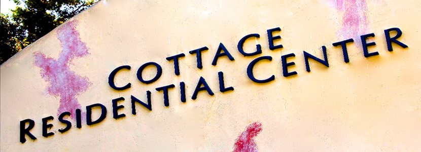 Cottage Residential Center sign