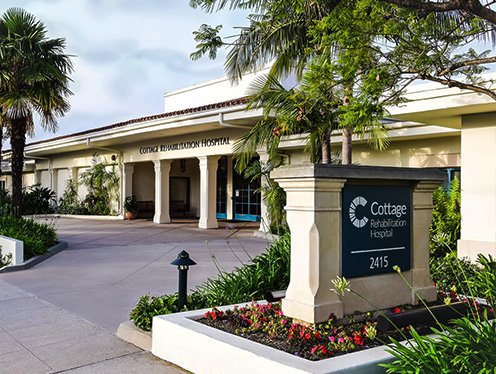 cottage rehabilitation hospital exterior and signage