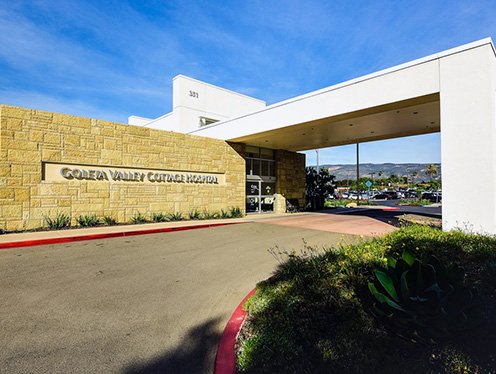 Front of Goleta Valley Cottage Hospital