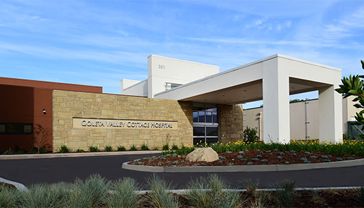 Front exterior of Goleta Valley Cottage Hospital