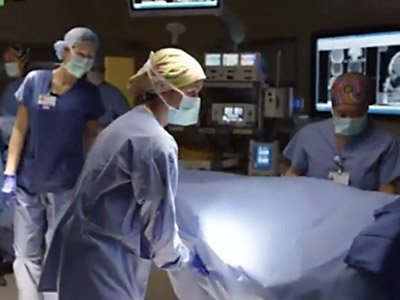 Brain & Spinal Tumor Program team in the operating room