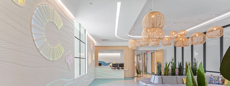 The new Grotenhuis Pediatric Clinic interior