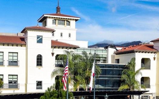 Front of Santa Barbara Cottage Hospital