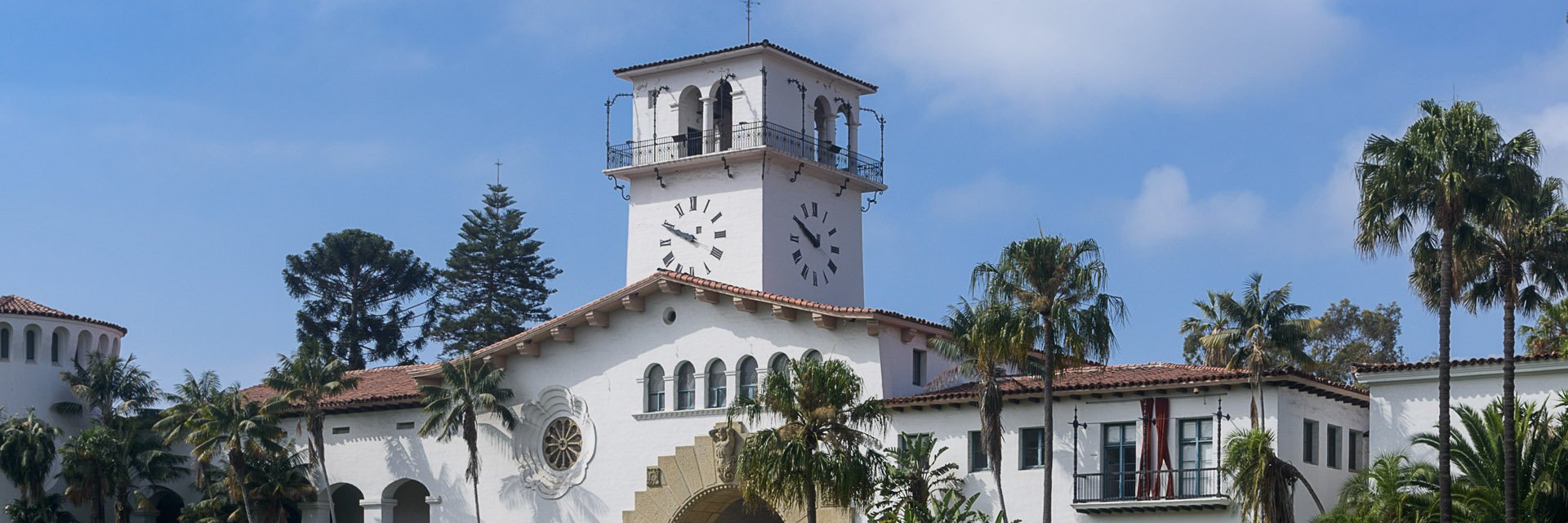 The Santa Barbara County Courthouse