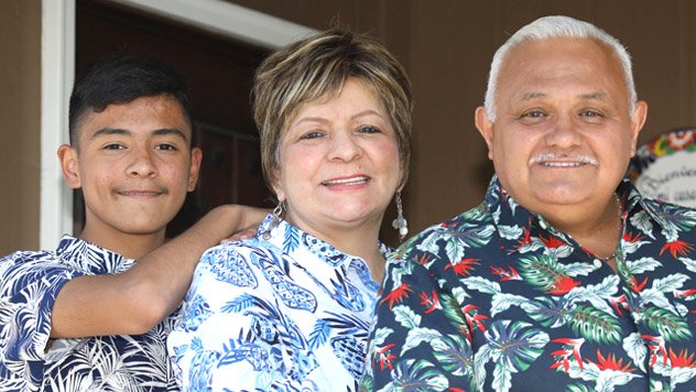 Cottage patient - Adrian and his parents