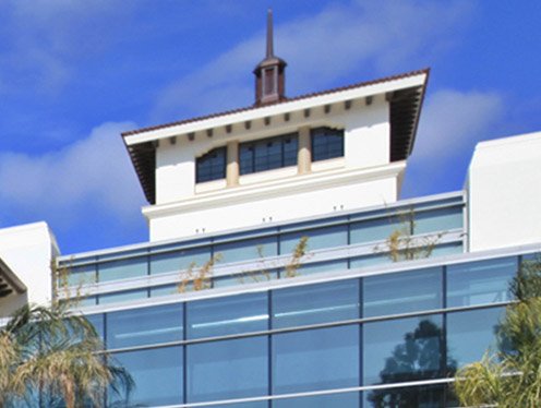 Photo of the main Cottage Health building