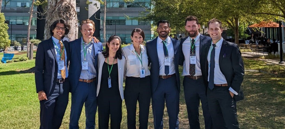 Group of internal medicine residents attending a conference