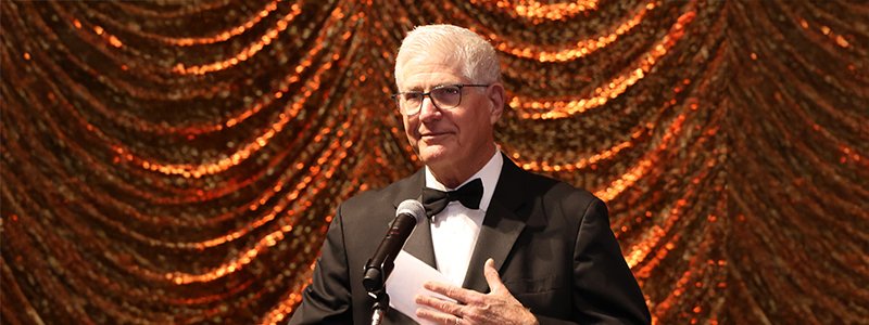 Ron Werft delivering his speech at the 2025 Tiara Ball
