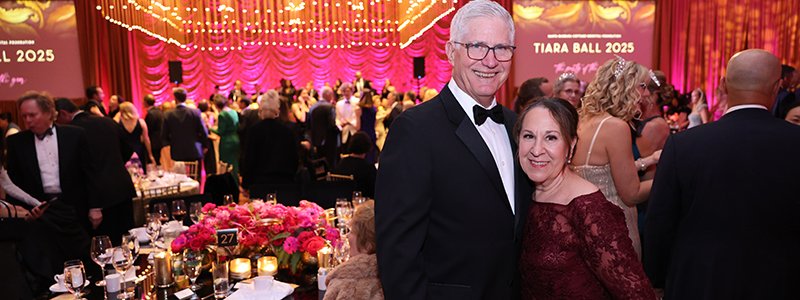 Mary and Ron Werft enjoying the 2025 Tiara Ball