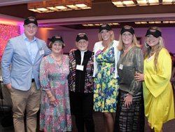 (Left to Right) Andrew Brown, Vice President for Advancement, Cottage Health; Barbara Anderson, Vice President, SYVCHF; Judith Dale, President, SYVCHF; Katie Gorndt, Vice President and Director of Nursing, SYVCH; June Martin, Sr. Philanthropy Officer, SYVCHF; Angelique Amarillas, Philanthropy Coordinator.